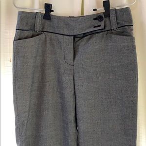 Gray Ann Taylor Loft wise-leg Pants